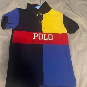 Multi color polo shirt